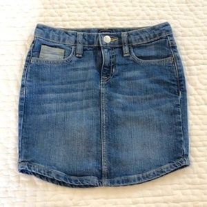 Gap Kids Denim Skirt, medium indigo wash, Sz 7, Like New